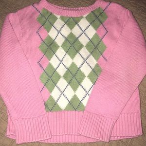 Argyle Sweater 💯% Cotton